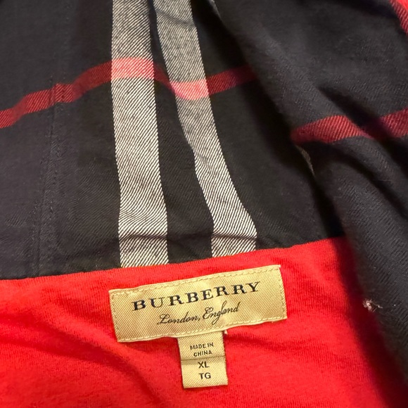 Men’s Burberry zip up sweater (red) - Picture 5 of 5